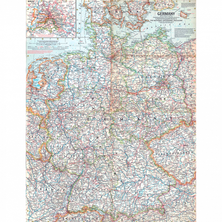 Alemania. 49 x 64 cm. Junio 1959