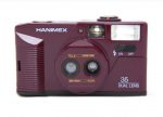 Cámara compacta Hanimex 35 Dual Lens del año 1987.